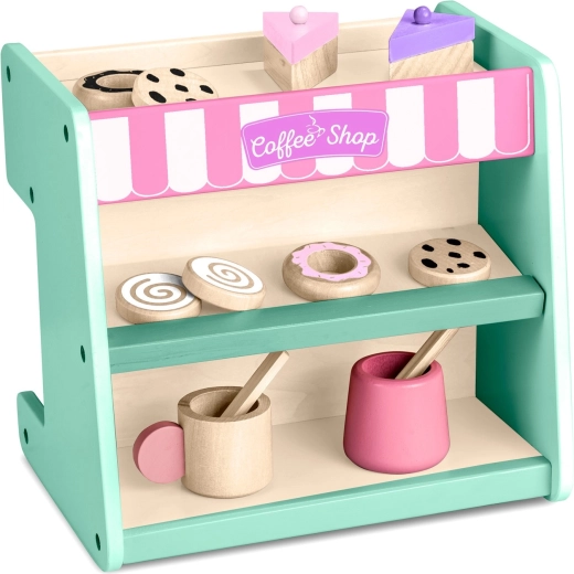 Cukiernia z wyeksponowanymi smakołykami