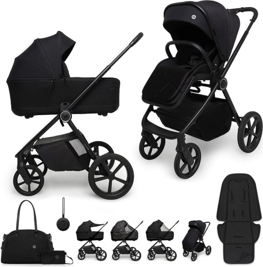 Muuvo One wózek wielofunkcyjny 2w1 negro