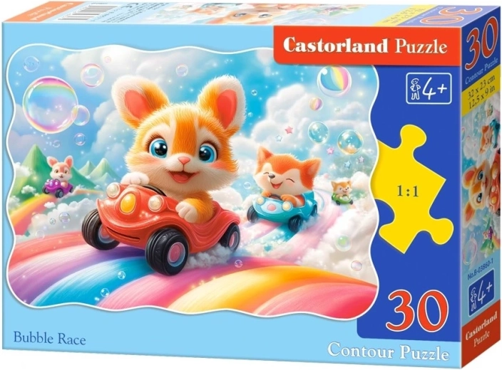 Puzzle Castorland Bąbelkowy wyścig 30 elementów