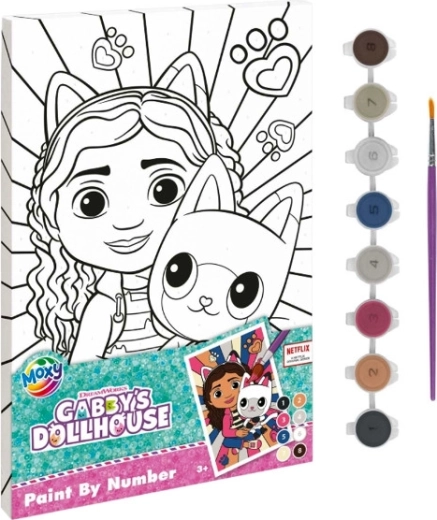 Magiczny domek Gabi – malowanie po numerach 29,7 × 19,5 cm