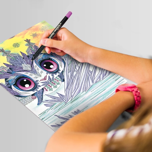 Szczegółowe ilustracje, które przyjemnie się koloruje