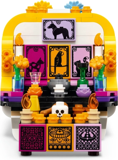Kolorowe detale Día de los Muertos