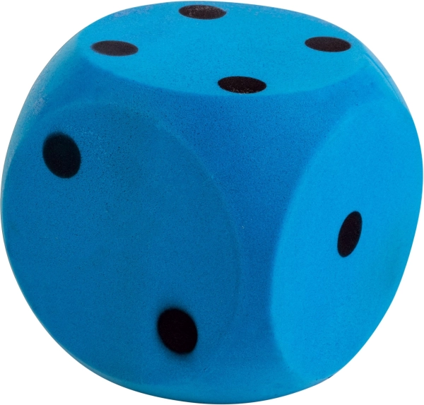 Androni miękka piankowa kostka 10 cm – niebieska