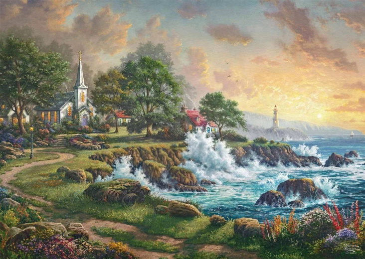 Puzzle Nadmorskie Schronienie 1000 elementów SCHMIDT