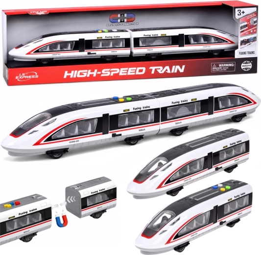Magnetyczny pociąg dużych prędkości 57 cm ze światłem i dźwiękiem