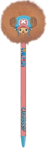 One Piece długopis z pluszowym pomponem Chopper