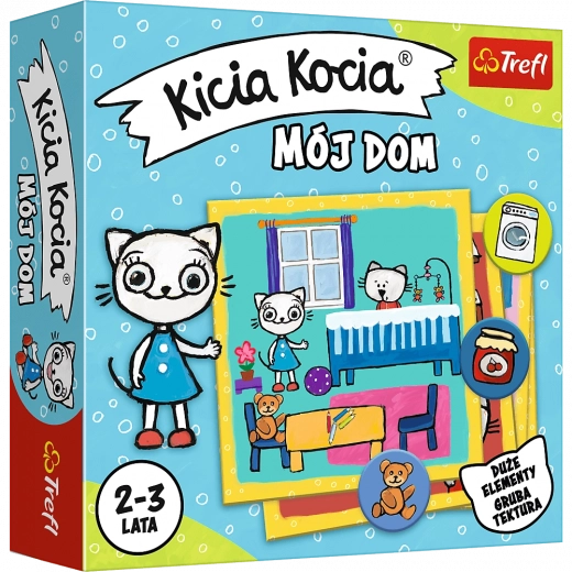 Gra karciana Kotek Kicia Mój dom dla dzieci