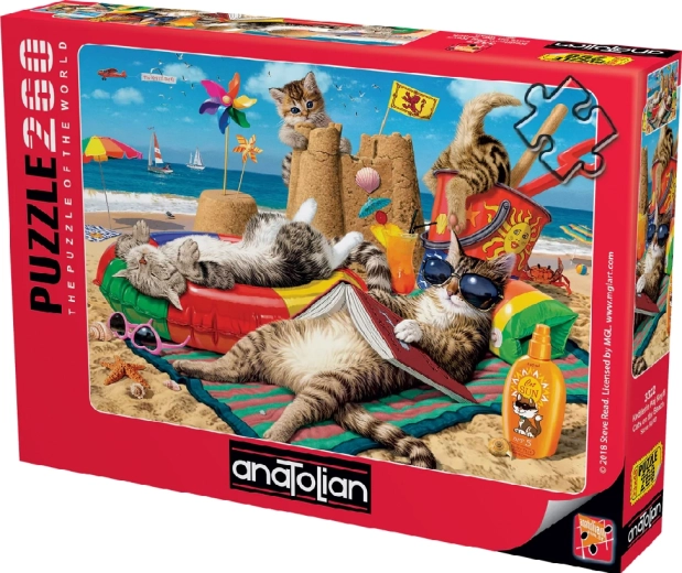 Puzzle Anatolian Koty na plaży, 260 elementów