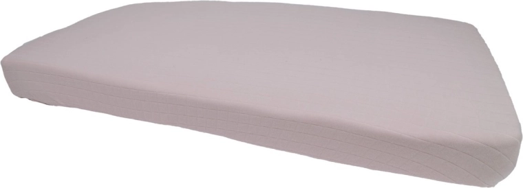 Lodger slumber solid prześcieradło do łóżeczka 60 × 120 cm powder