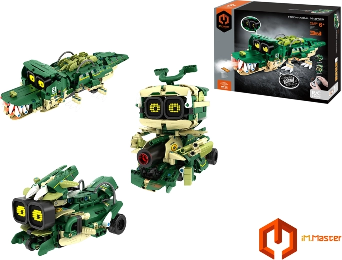 iM.Master zestaw konstrukcyjny robot krokodyl 3w1 RC sterowany zdalnie