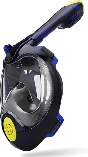 Maska pełnotwarzowa do snorkelingu SM-11 S/M w odcieniach niebieskiego - 1 sztuka