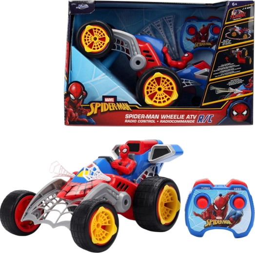 Spider-Man zdalnie sterowany buggy z wyrzutnią pajęczyn 1:20
