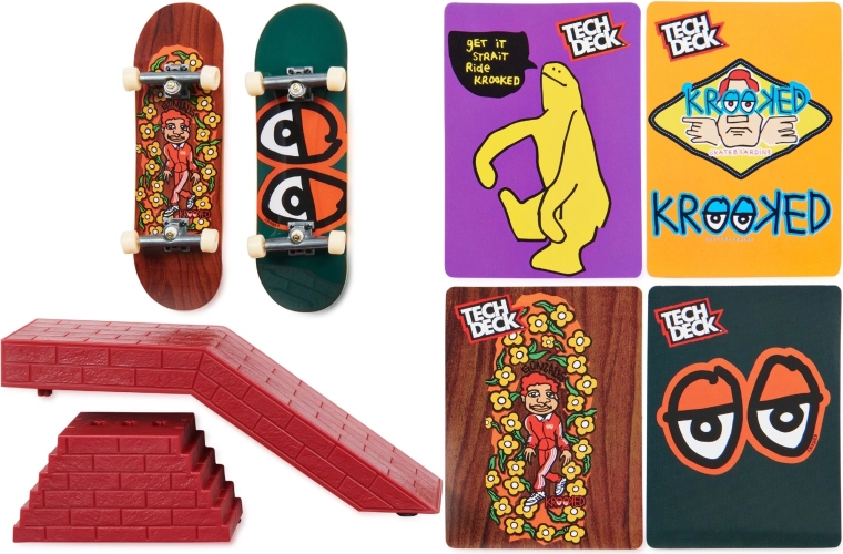 Dwie deski fingerboard KROOKED