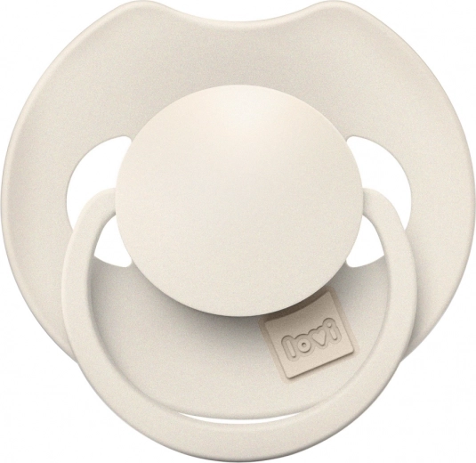 Silikonowy dynamiczny smoczek LOVI PRIME 0–6 m Coconut