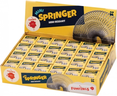 Metalowa mini sprężynka slinky