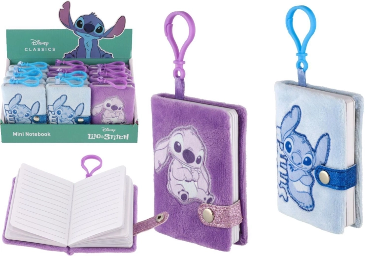 Pluszowy mini notesik Lilo & Stitch - 1 sztuka