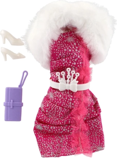 Elegancka sukienka z miękkim kołnierzem