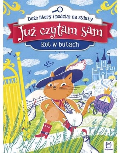 Już czytam sam: Kot w butach – wielkie litery i podział na sylaby