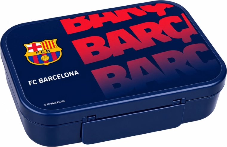 Trzykomorowy lunchbox FC Barcelona
