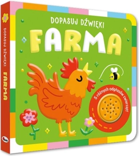 Dopasuj dźwięki – Farma (książeczka dźwiękowa)