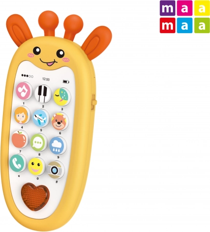Telefon dziecięcy żyrafa z efektami 13,5 cm