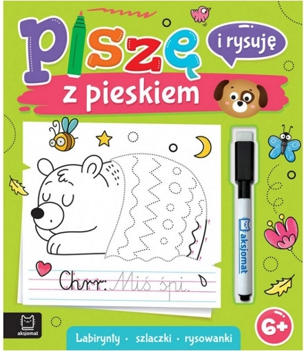 Piszę i rysuję z pieskiem – labirynty, linie i kolorowanki