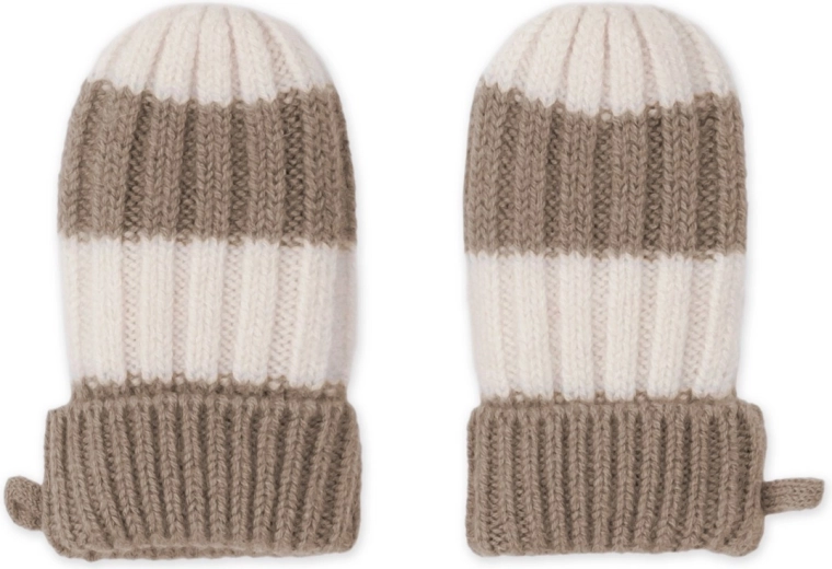 Lodger rękawiczki merino Stripe Buffalo 0–12 miesięcy