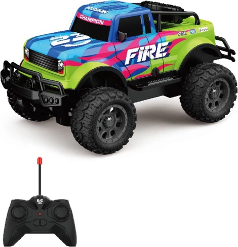 świecący samochód RC Fire na zdalne sterowanie 23 cm