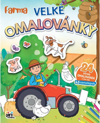 Duże kolorowanki: farma