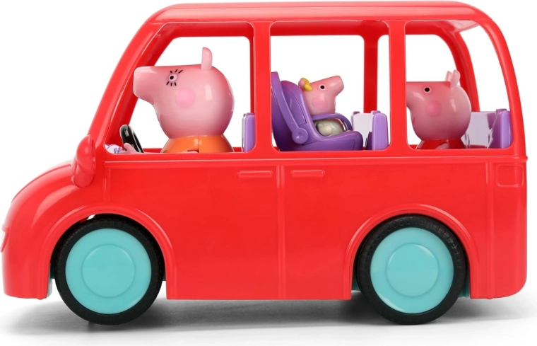 Samochód rodzinny z bohaterkami Peppa Pig