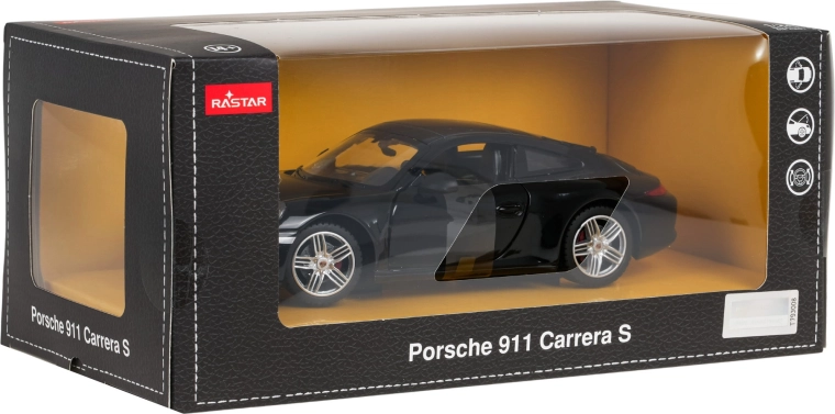 Metalowy model Porsche 911 czarny w skali 1:24 RASTAR