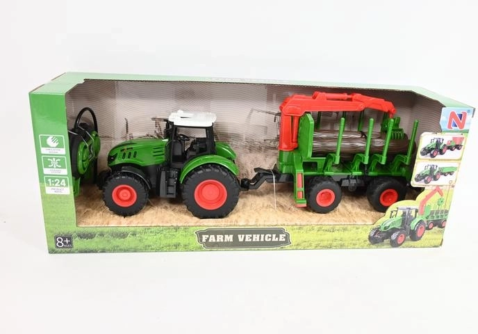 Traktor RC z przyczepą