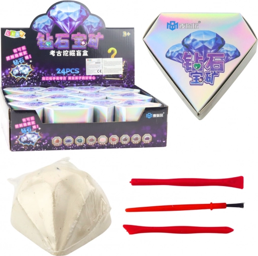 Zestaw archeologiczny – diamentowe wykopaliska z narzędziami