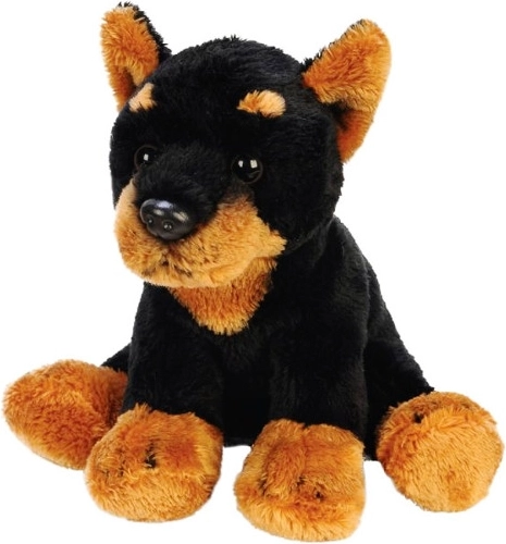 Pluszowy pies doberman