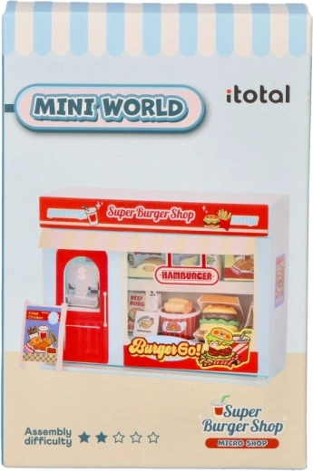 i-Total mini sklep z fast foodem burger DIY