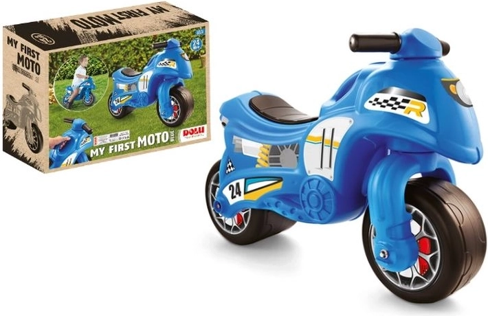 DOLU moja pierwsza motorka niebieska