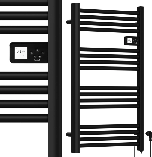 Elektryczny grzejnik łazienkowy Maltec 500 W czarny