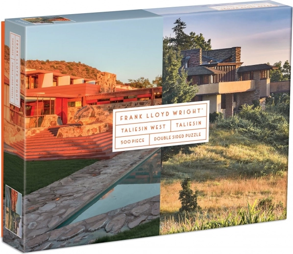 Dwustronne puzzle Frank Lloyd Wright: Taliesin i Taliesin West 500 elementów