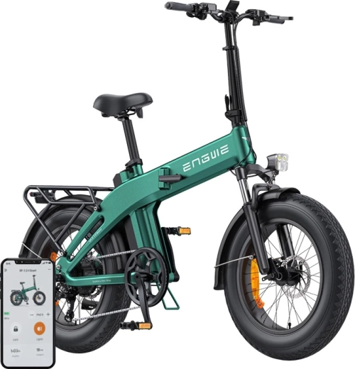 Engwe EP-2 3.0 Boost składany rower elektryczny 250 W 20" zielony