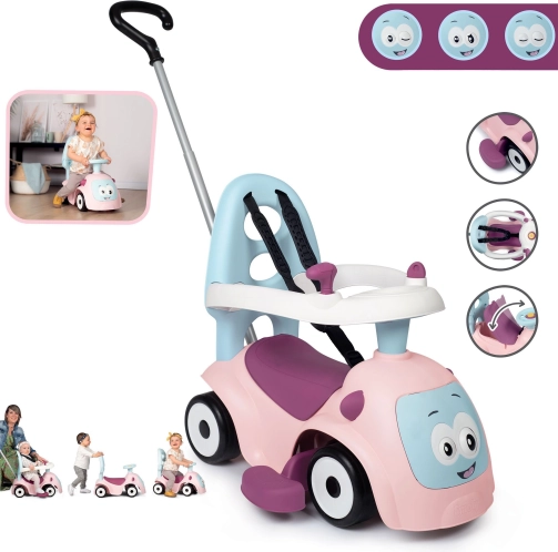 Chodzik SMOBY Maestro 3w1 Różowy