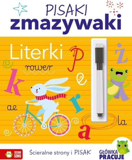 Pisaki: ścieralne literki