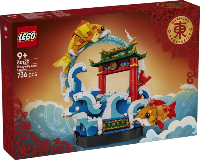 LEGO Chinese Festivals karp przeskakujący przez Smoczą Bramę - 1 szt.