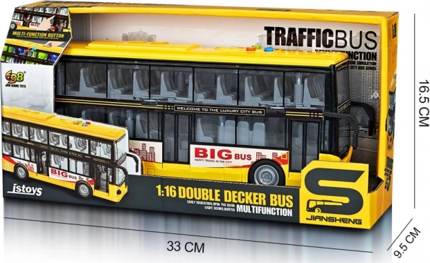 Autobus z efektami świetlnymi i dźwiękowymi dla dzieci