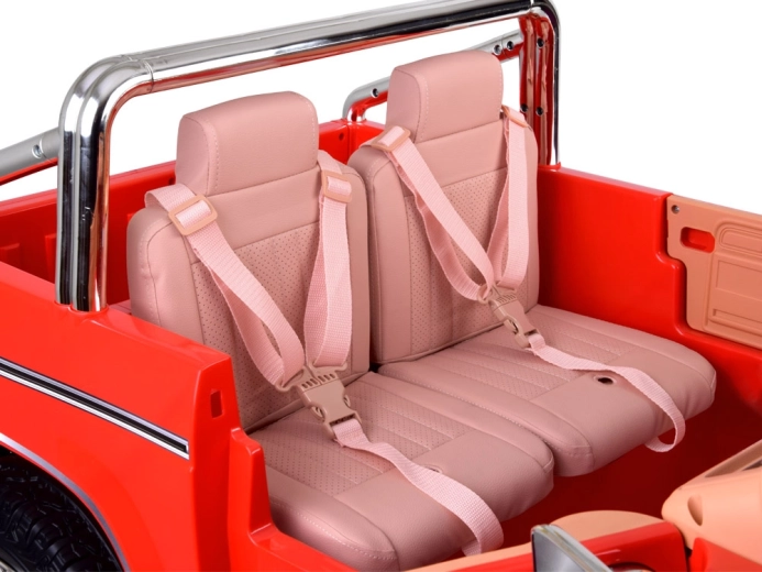 Dwa siedzenia z pasami bezpieczeństwa