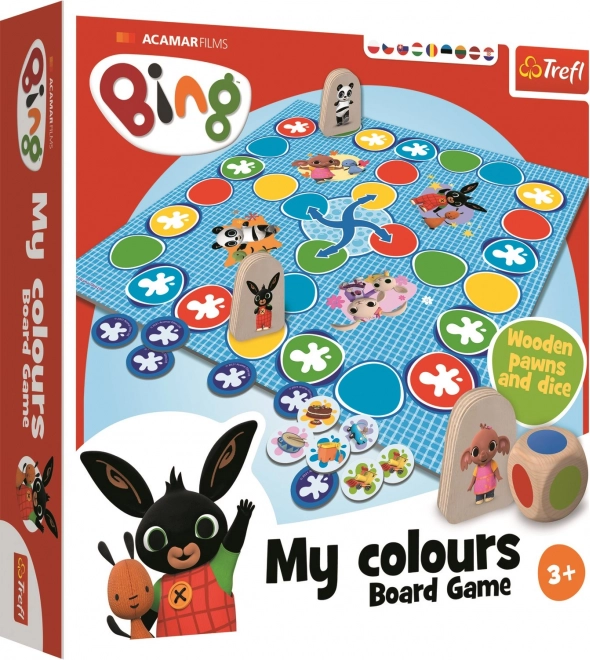 Gra rodzinna dla dzieci My Colours Bing od Trefl