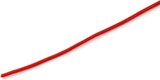 Silikonowy przewód MSP 0,5 mm² (20 AWG) czerwony 1 m