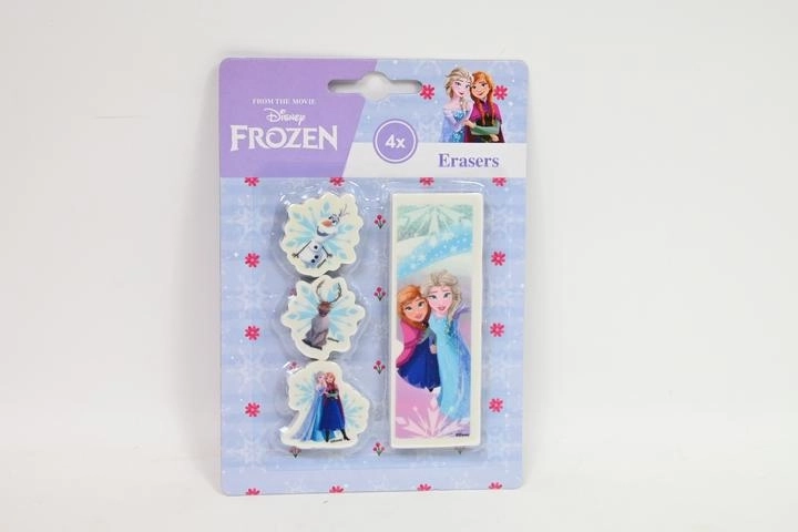 Zestaw gumek do mazania Frozen – 4 szt.