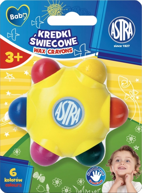 Kredki woskowe ASTRA BABY Gwiazda