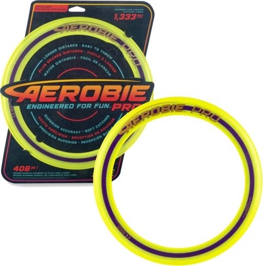 Aerobie Pro obręcz do rzucania Spin Master żółta 33 cm