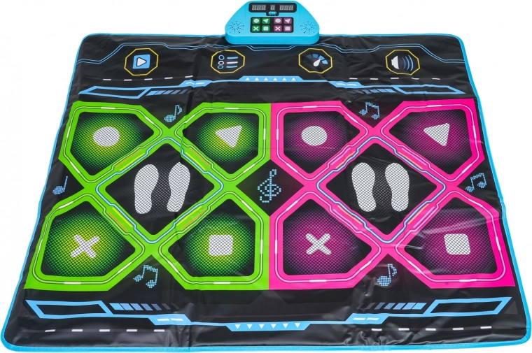 Muzyczna mata taneczna dla dwóch graczy